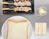 焼鳥チーズトースト作り方2写真