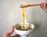 麦茶で打ったうどんの麺作り方16写真