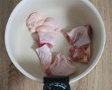 煮込み10分♪鶏大根厚揚げの煮物作り方2写真
