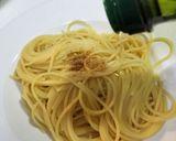 ワンパンお皿で作る簡単美味しい明太パスタ作り方3写真