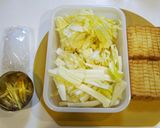 厚揚げ、春雨と白菜の中華煮作り方1写真