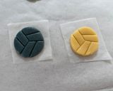 バレーボール型クッキー作り方17写真