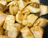 あまりカレーで●鶏肉のカレー炒め作り方2写真