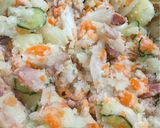 エンドレスに食べれるポテサラベーコン作り方6写真