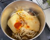 超簡単！味ぽんキムチうどん作り方2写真