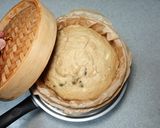 大麦パンケーキミックスdeリッチ蒸しぱん作り方6写真