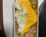 全てレンジ梅照りクリーム味オムライス弁当作り方12写真