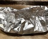 サーモンホイル焼き　梅床トマト和え作り方5写真
