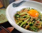 ＊えのきと胡瓜と生ハムのユッケサラダ＊作り方4写真