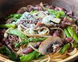 ホタルイカとアスパラのスパゲッティ作り方8写真