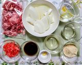 簡単昼食・今夜の夕飯！我が家の牛丼肉料理作り方1写真