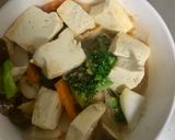 お一人様梅ウスタークリーム味豆腐野菜炒め作り方19写真