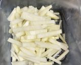煮物で余った大根で、大根とトマトのサラダ作り方1写真