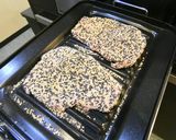 【グリル】豚肉の白黒ごま焼き作り方4写真
