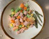 全てレンジ冷めても美味しいオイ梅炒飯弁当作り方2写真