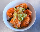 ねぎ塩ダレ唐揚げ丼作り方6写真