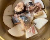 【簡単】喉風邪に☆さば缶&大根の煮物作り方3写真