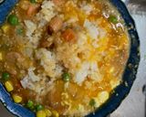 レンジ簡単クリーミー梅ガパオ味炒飯弁当作り方9写真