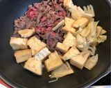 厚揚入りde節約⭐︎牛肉と筍の甘辛炒め煮作り方5写真