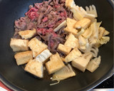 厚揚入りde節約⭐︎牛肉と筍の甘辛炒め煮作り方5写真