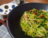 ＊ズッキーニのペペロンチーノ＊作り方4写真