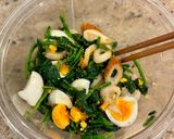 ほうれん草の胡麻和え竹輪とたまご入り作り方2写真