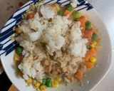 レンジ簡単洋風味噌デミ味オムライス弁当作り方7写真