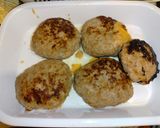 デミきのこ煮込みチーズｉｎハンバーグ作り方6写真