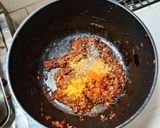 えのき鶏キーマ卵のせ作り方5写真