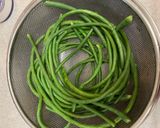 ささげの生姜醤油・胡麻和え♪作り方3写真