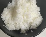 焼きおにぎりでオリーブオイル洋風親子丼作り方5写真