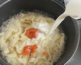 明太クリームきしめん作り方3写真