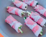 ＊ズッキーニの豚肉巻き濃厚チーズソース＊作り方2写真