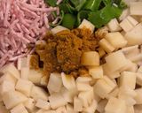 簡単に作れる、れんこんのねり胡麻カレー作り方2写真