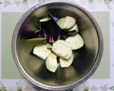 簡単夏の夕飯！なす豚こま肉団子生姜焼き風照り焼き作り方2写真
