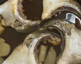 ブリかまと大根の甘辛煮付け作り方6写真