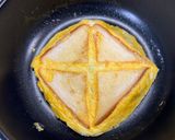 ハムチーズサンド ワンパン&簡単作り方4写真