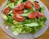 カツオ節のシーザーサラダ作り方1写真