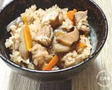 干し椎茸の旨味たっぷり♪福岡名物かしわ飯作り方6写真