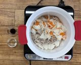 野菜たっぷり豚汁作り方4写真