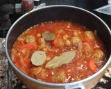 千切りキャベツと食べるチキンボールパスタ作り方5写真