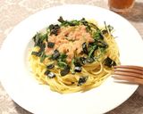 ワンパンお皿で作る簡単美味しい明太パスタ作り方4写真