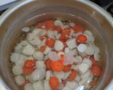 白味噌雑煮作り方1写真