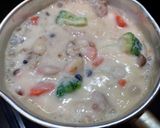 超簡単！クリームシチューパスタ！作り方2写真