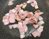 春キャベツとベーコンのにんにく塩炒め作り方2写真