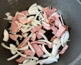 ランチ♪ワンパン♪簡単カルボナーラ作り方1写真