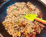 1食約100円もち麦のガーリックライス作り方4写真