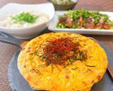 長芋とろろのチーズ焼き⑦納豆キムチ作り方9写真