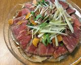 タレがしっかり染み込む!絶品自家製・牛のタタキ作り方10写真