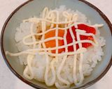 濃厚で旨い、明太バターマヨ、卵かけご飯！作り方5写真